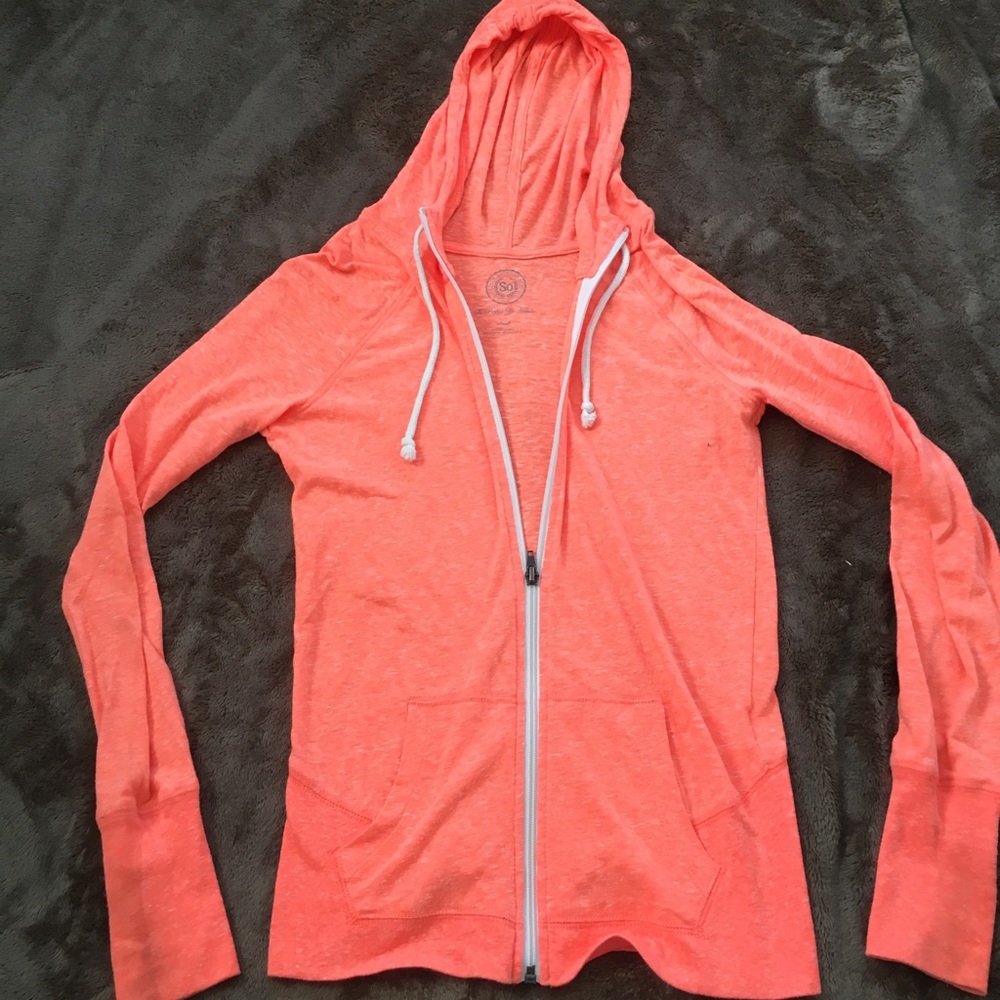 So zip up hoodie